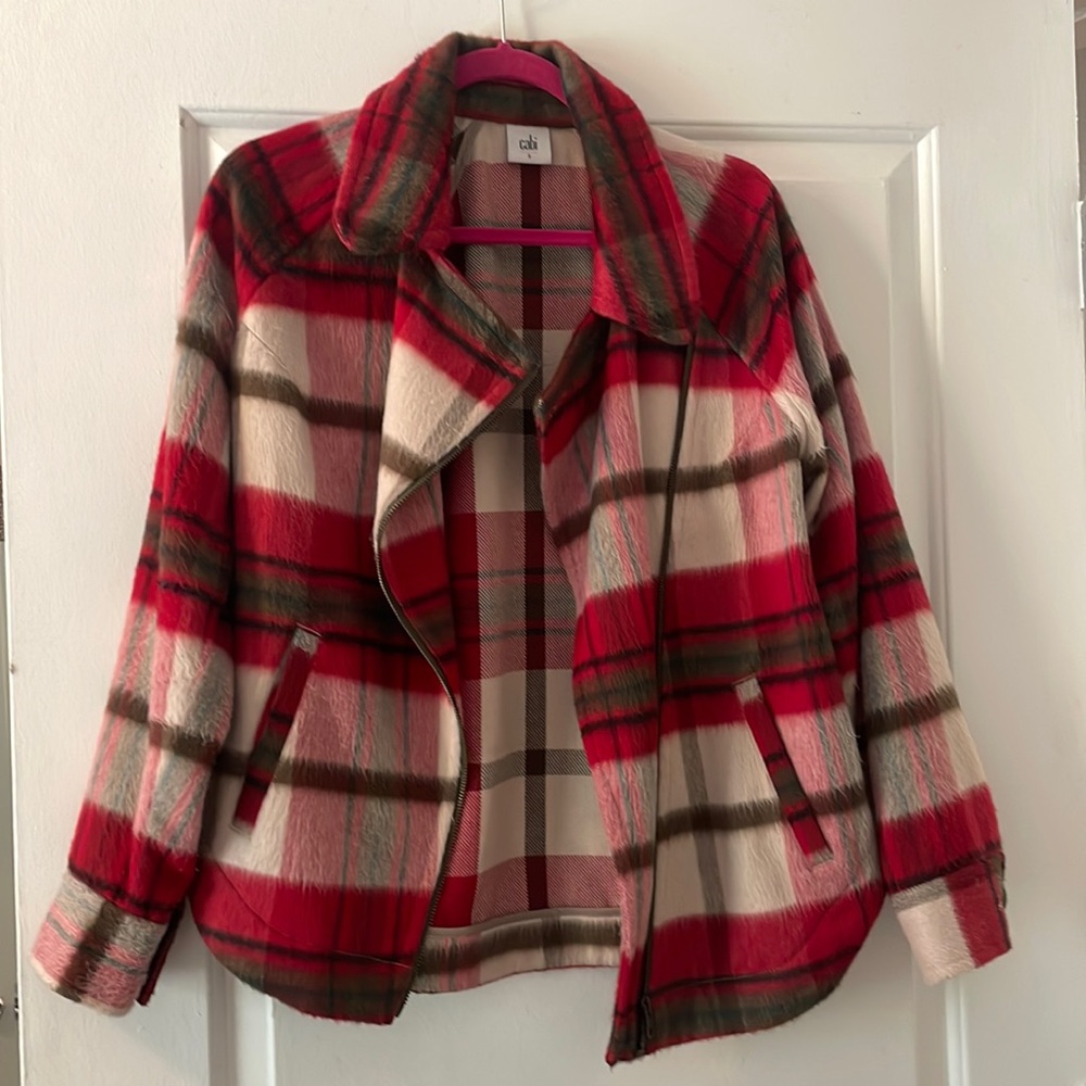 Cabi Shelter Plaid Jacket
